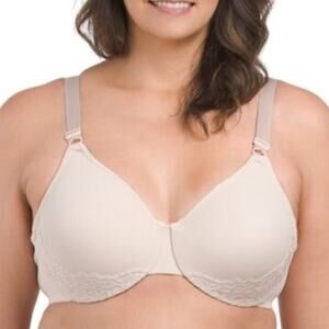 Olga by Warner’s Gentle Lift Pink Full Coverage Underwire T-Shirt Bra Size 38DD